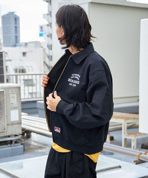 「BEN DAVIS」 ブルゾン X-LARGE ブラック メンズ_画像4