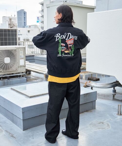 「BEN DAVIS」 ブルゾン X-LARGE ブラック メンズ_画像5
