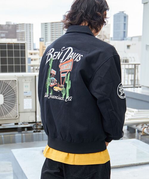 「BEN DAVIS」 ブルゾン X-LARGE ブラック メンズ_画像7