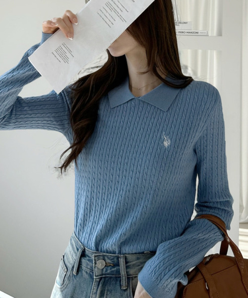 U.S. POLO ASSN.（ユーエスポロアッスン） ニット セーター 「U.S.