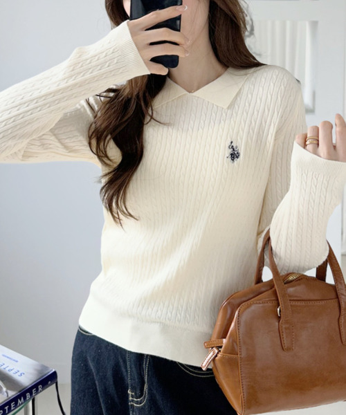 U.S. POLO ASSN.（ユーエスポロアッスン） ニット セーター 「U.S.