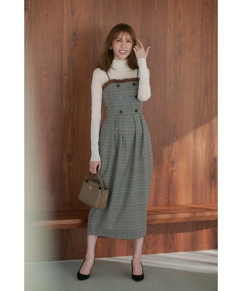 新品未使用　&.nostalgia【美香さんコラボ】ジャケット　ミニワンピース 美香さんコラボ】ジレミニワンピース