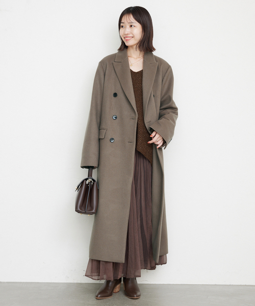 SLOBE IENA（スローブイエナ） チェスターコート 38 ネイビー