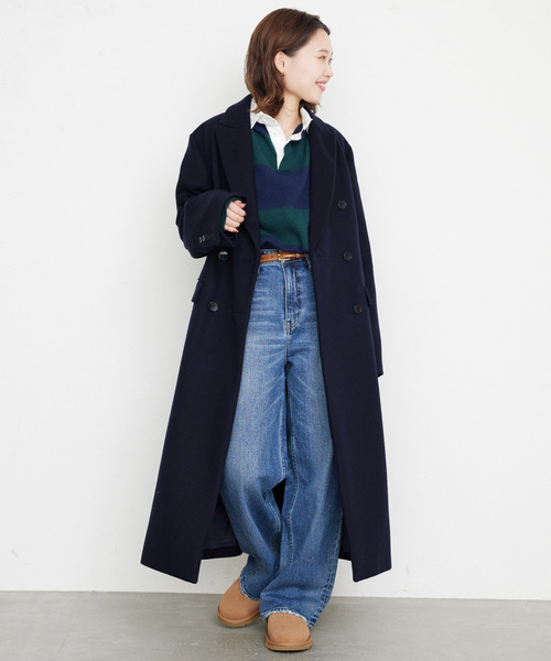 SLOBE IENA（スローブイエナ） チェスターコート 38 ネイビー