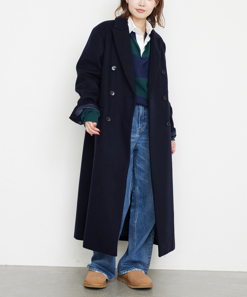 SLOBE IENA（スローブイエナ） チェスターコート 38 ネイビー