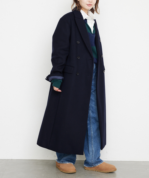 SLOBE IENA（スローブイエナ） チェスターコート 38 ネイビー