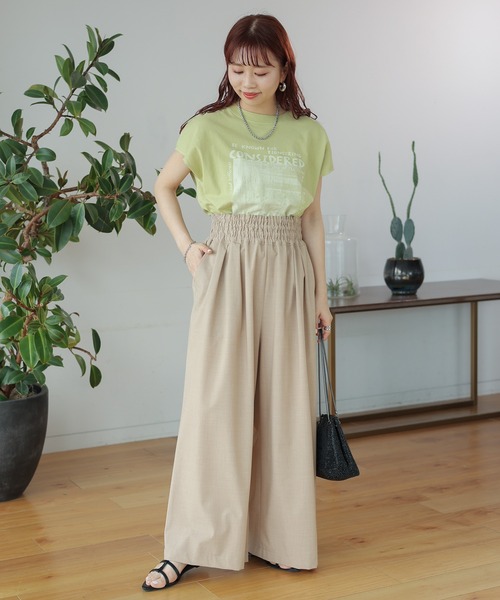 「LEPSIM」 スラックス FREE グレー レディース_画像7