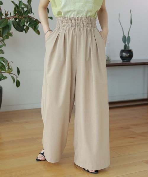 「LEPSIM」 スラックス FREE グレー レディース_画像9