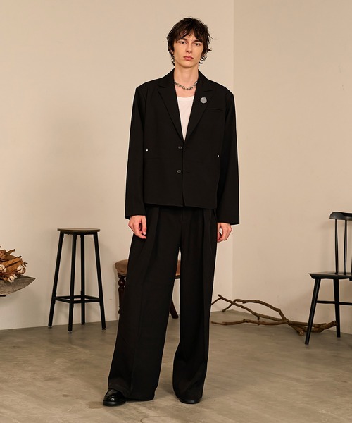 Forte スラックス Riveted Baggy Slacks/リベットバギースラックス
