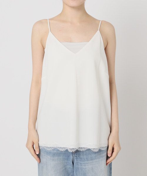 Plage Lace Satin キャミソール plage（プラージュ） キャミソール layered lace satin キャミソール