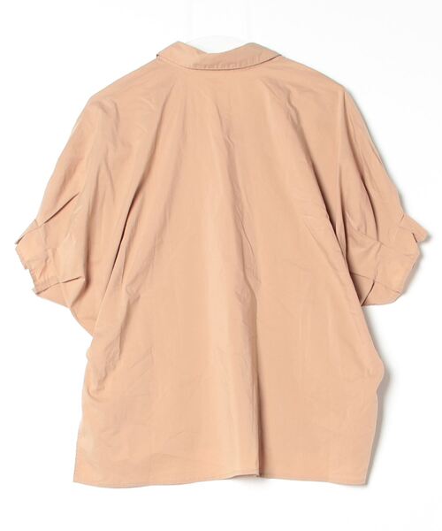 「INDIVIDUALIZED SHIRTS」 半袖シャツ 38 ベージュ レディース_画像2