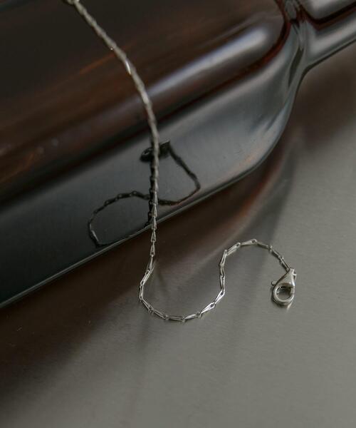 ブレスレット SMELLY so’　slim chain brecelet レディースの画像