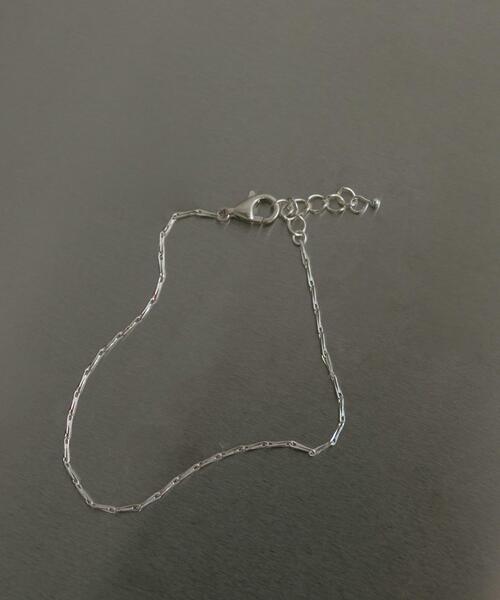 ブレスレット SMELLY so’　slim chain brecelet レディースの画像