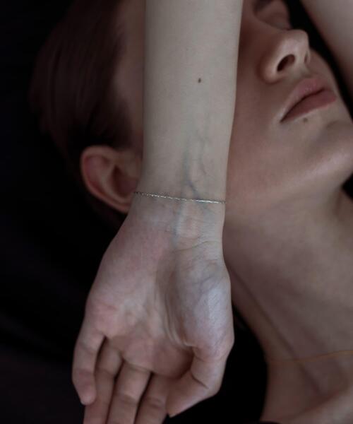 ブレスレット SMELLY so’　slim chain brecelet レディースの画像