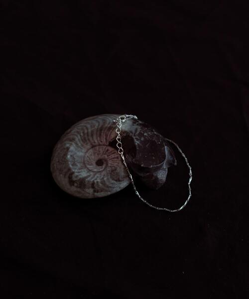 ブレスレット SMELLY so’　slim chain brecelet レディースの画像