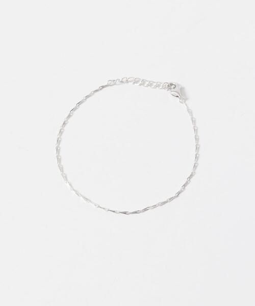 ブレスレット SMELLY so’　slim chain brecelet レディースの画像