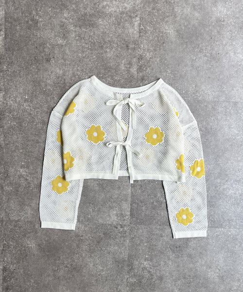 「CPCM」 ニットカーディガン FREE ネイビー レディース_画像7