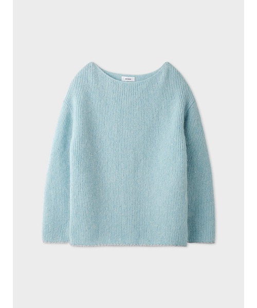 「MIESROHE」 長袖ニット FREE ライトブルー レディース_画像5