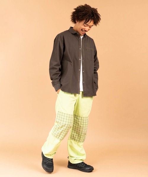 「gym master」 長袖シャツ LARGE ベージュ メンズ_画像2