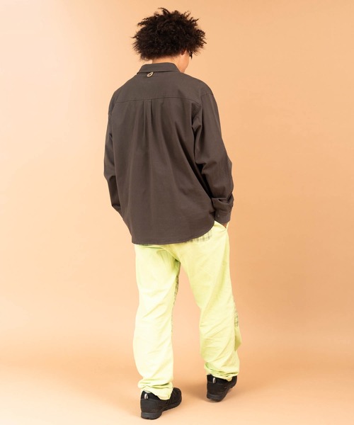 「gym master」 長袖シャツ LARGE ベージュ メンズ_画像3
