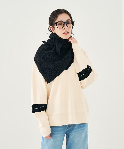 コレックス（collex）/トライアングルニットストール collex（コレックス） ストール マフラー トライアングルニット