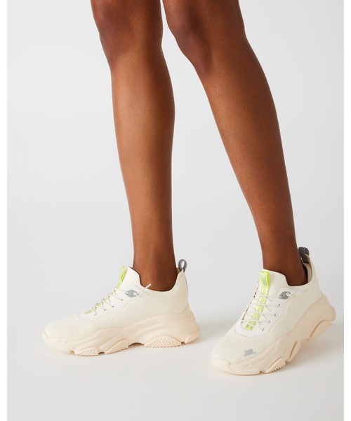 「STEVE MADDEN」 ローカットスニーカー - アイボリー レディース_画像5