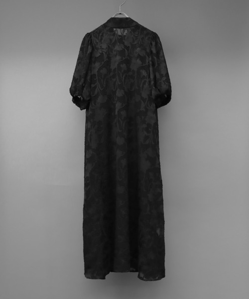 「J by blue」 半袖ワンピース MEDIUM ブルーグレー レディースの画像