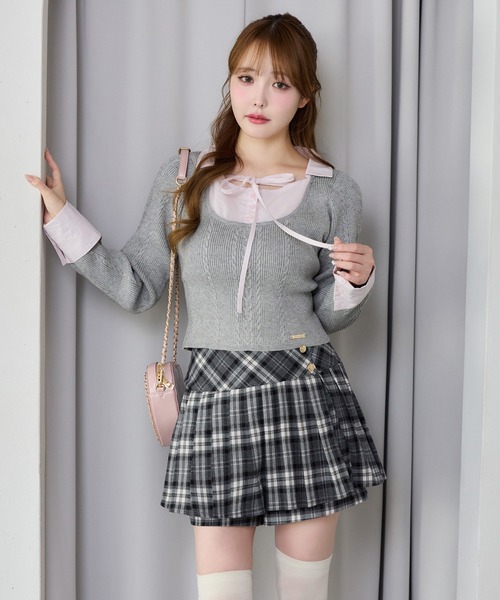 one after another NICE CLAUP スカート 「S/Mサイズ展開」金ボタン
