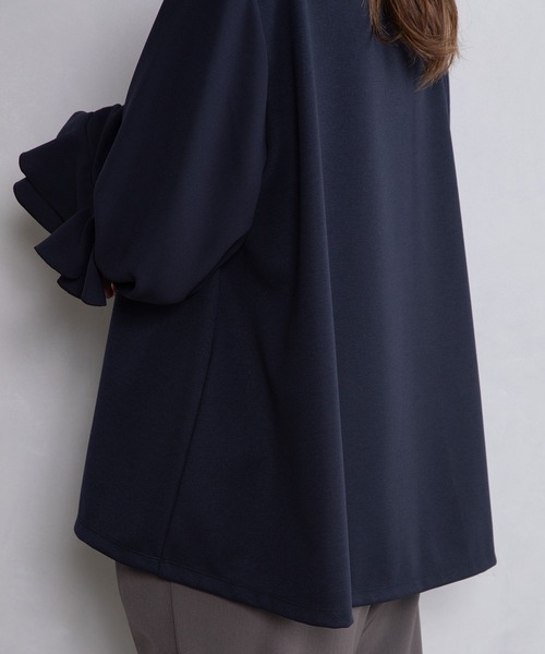 「MARECHAL TERRE」 長袖カットソー MEDIUM ネイビー レディース_画像8