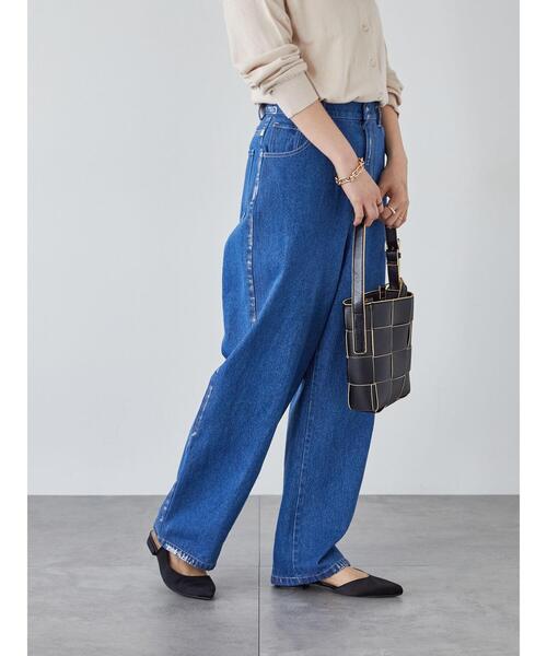 「Lugnoncure」 デニムパンツ M オフホワイト レディース_画像2