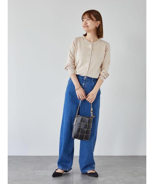 「Lugnoncure」 デニムパンツ M オフホワイト レディース_画像3