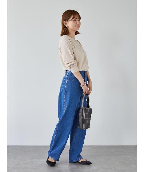 「Lugnoncure」 デニムパンツ M オフホワイト レディース_画像4