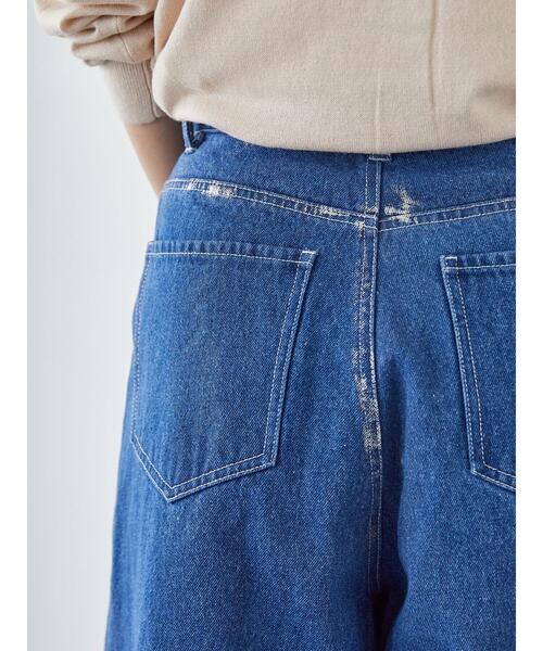 「Lugnoncure」 デニムパンツ M オフホワイト レディース_画像8