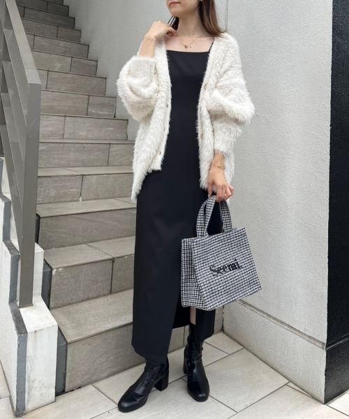 「one after another NICE CLAUP」 カーディガン FREE ライトピンク レディース_画像4