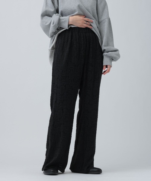 LEPSIM（レプシィム） パンツ 起毛レースパンツ 638770 レディース