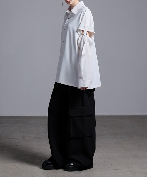 「Loose/ルース」 長袖シャツ M ブラック メンズ_画像3