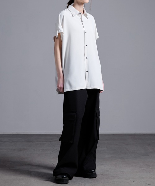 「Loose/ルース」 長袖シャツ M ブラック メンズ_画像6