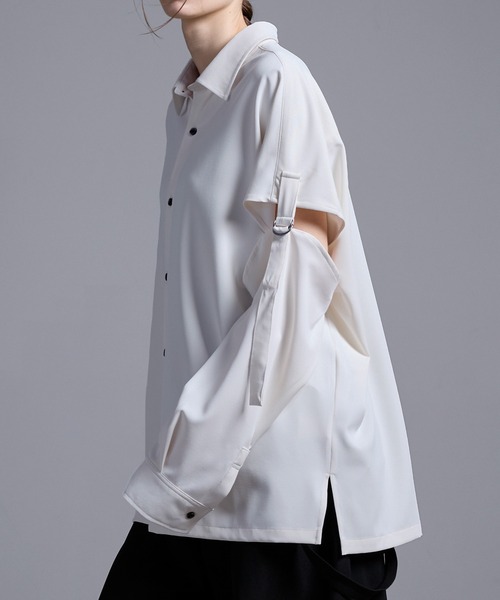 「Loose/ルース」 長袖シャツ M ブラック メンズ_画像9