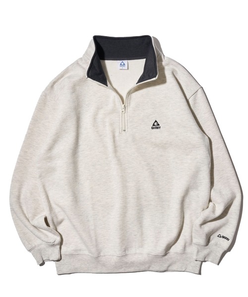 「GERRY」 スウェットカットソー LARGE オートミール メンズ_画像3