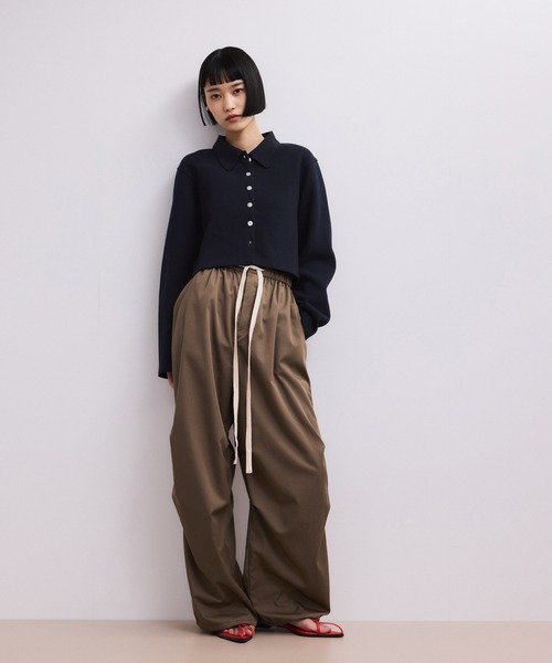 パンツ 「WEB限定」リラックスパラシュートパンツ レディースの画像