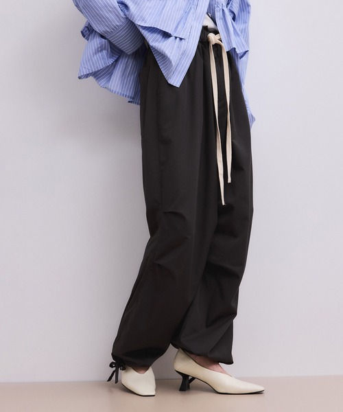 パンツ 「WEB限定」リラックスパラシュートパンツ レディースの画像