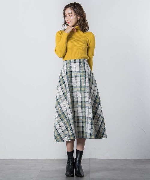 「QUEENS COURT」 フレアスカート L ホワイト系その他 レディース_画像5