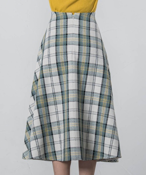 「QUEENS COURT」 フレアスカート L ホワイト系その他 レディース_画像6