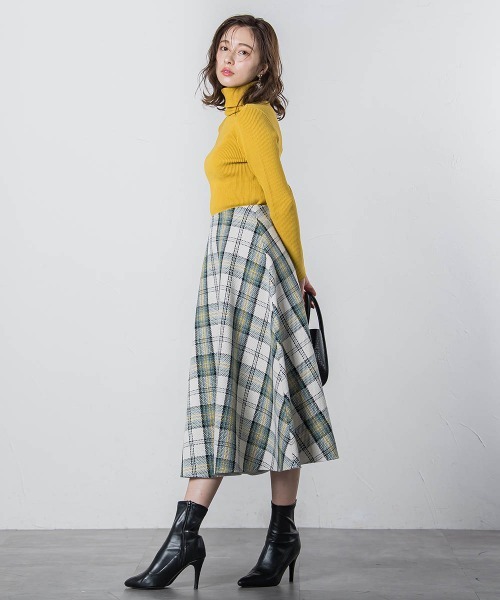 「QUEENS COURT」 フレアスカート L ホワイト系その他 レディース_画像7