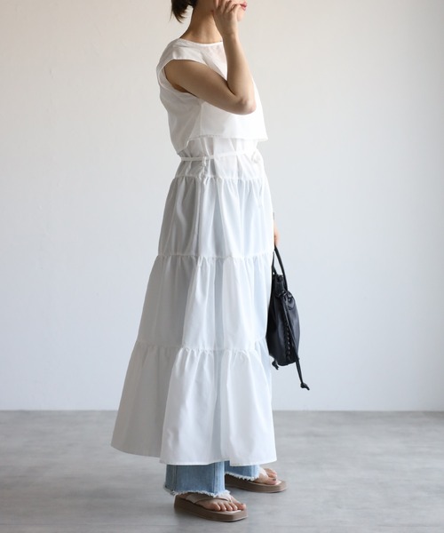 「r.」 セットアップ FREE ホワイト レディース_画像3