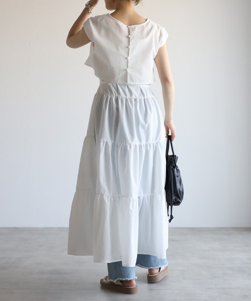 「r.」 セットアップ FREE ホワイト レディース_画像4