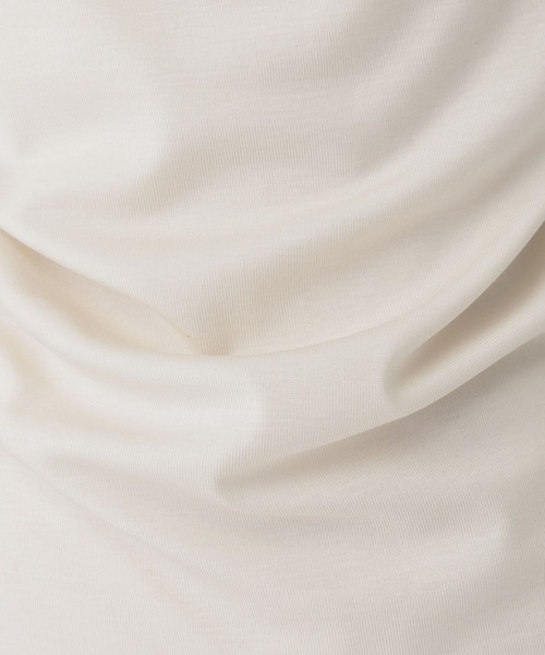 A part by（アパートバイ） tシャツ カットドレーププルオーバー_長袖
