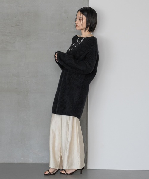 「A part by」 ニットワンピース FREE ブラック レディース_画像4