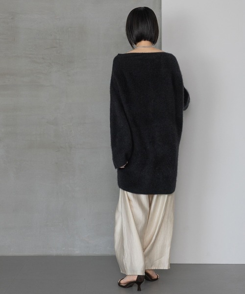 「A part by」 ニットワンピース FREE ブラック レディース_画像5