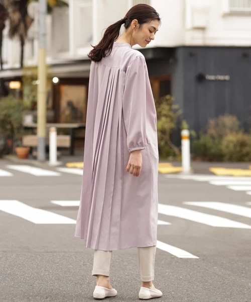 「a.v.v」 長袖ワンピース 34 ブラック レディース